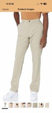 Amazon Essentials Men’s Slim Fit Stretch Chino Pants Khaki 30x29 NEW