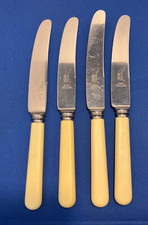 4 x Faux Bone Crusade Firth Sheffield Butter Knives, 21cm
