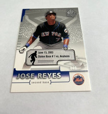 2004  UD Baseball  SP Authentic  JOSE REYES  Game-Dated 1st Stolen Base   1/1
