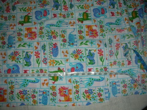 Lot of 8 Vtg Soft Cotton Flannel Fabric HOLLY HOBBIE CATS + Yardage Remnants 80s - Picture 3 of 12