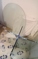 Gallotti & Radice Tavolo EROS in cristallo diametro 130 cm