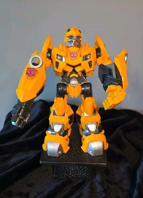 Transformers Bumblebee Hasbro 2009 10'' Talking Action Figure Lights Sounds WORKS