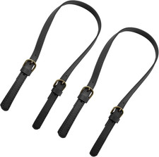 2 Pcs PU Leather Purse Handles 65cm to 71cm Adjustable Leather Purse Strap Doubl