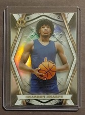 2021-22 Bowman University Basketball Shaedon Sharpe Bowman Invicta Refractor