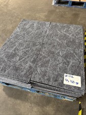 Job Lot New Burmatex Clearance Wholesale Carpet Tiles Pallet 160 Grey Blue
