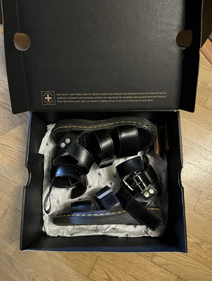 Dr. Martens X Rick Owens Gladiator Leather Sandal Boot Shoe EU 36 US 5.5