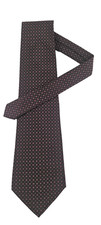 Polo Ralph Lauren 100  Silk Tie Men Brown Purple Geometric Print USA