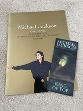 Michael Jackson King of Pop This Is It Tour Hologram Ticket and Brochure