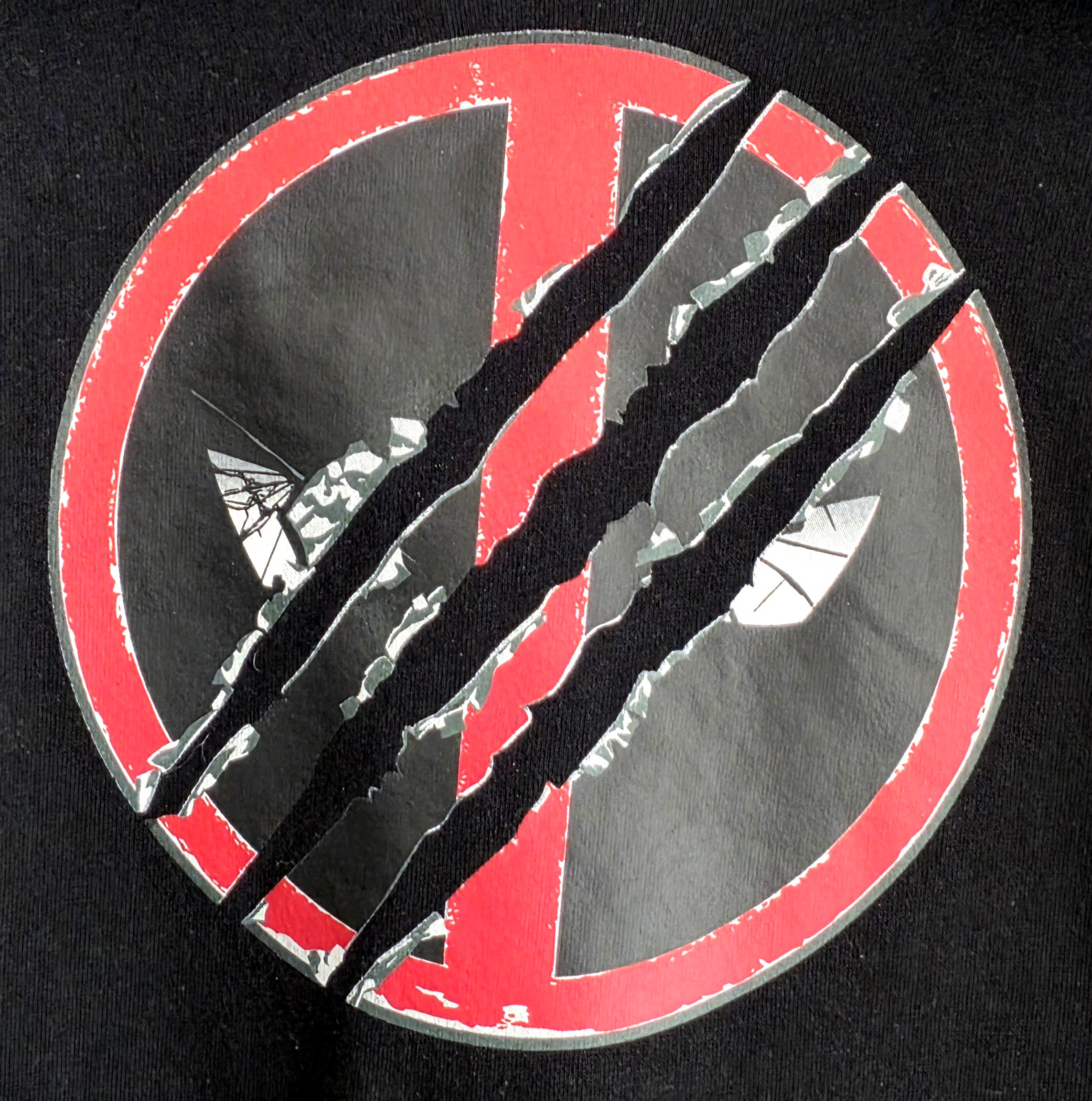 Marvel Deadpool Wolverine Pullover Black Hoodie M… - image 2