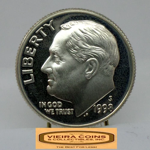 1998-S Roosevelt Silver Proof Dime  - #C56452NQ