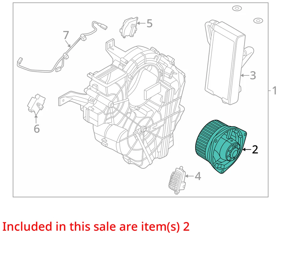 Nissan Pathfinder 2017 calentador aire acondicionado motor fabricante de equipos originales 84 k millas - LKQ387665256 Foto 4 de 4