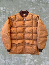 Vintage Down Filled 70s Bomber Quilted Hunting Comfy Puffer Jacket M