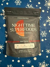 MOONBREW NIGHT TIME Natural Sleep Aid, HOT COCOA, X-Strength Exp 12/26, 30 Svgs