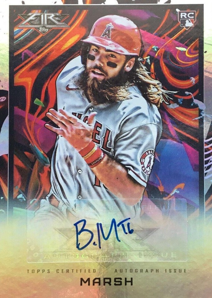 2022 Topps Fire - Brandon Marsh #FA-BM - 1 of 1