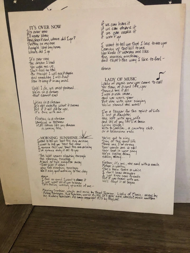 BIG LOST RAINBOW.....FOLKY PSYCH RARE ORIGINAL! - Image 3 of 4