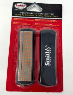 SMITH'S ' 4'' DIAMOND SHARPENING STONE ' 750 GRIT DIAMOND SURFACE
