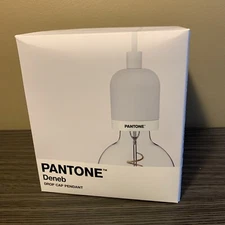 PANTONE Deneb Pendant Drop Cap in Brilliant White