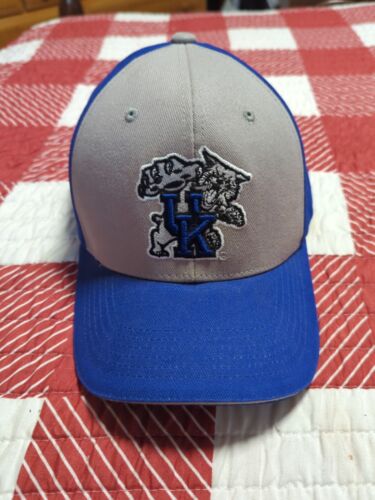 University Of Kentucky UK Wildcats Blue Gray Hat  Baseball Cap Pre-owned  - Afbeelding 1 van 5