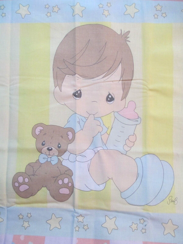Fabric Spectrix Precious Moments Panel Girl & Boy with Toys $8.95 - 第 3/6 張圖片