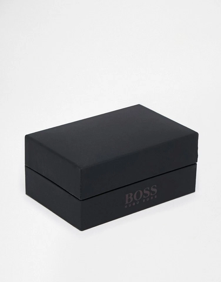 New with tags HUGO BOSS designer men's cufflinks - Gift Idea - White - image 3 of 4