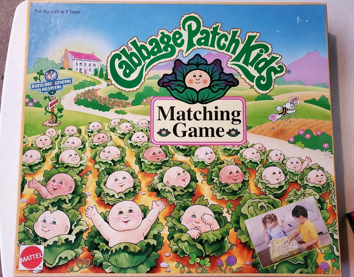 Vintage 1995 CABBAGE PATCH KIDS Matching Board Game eBay