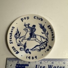 Ephrata Pennsylvania Pop Club Small Plate Fourth Annual Meeting 1969 Rare