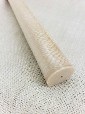 Juma Ivory Snake 1' in.Dia. x 12'' Rod For Pool Cues, Pens , Pipes, Knives- 1pc