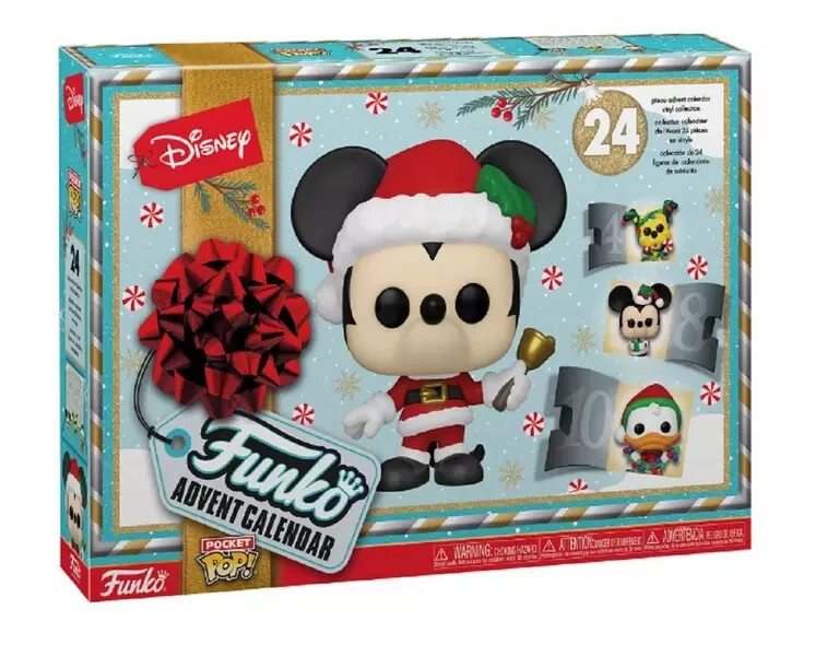 DISNEY FUNKO POP HOLIDAY ADVENT CALENDAR 2022 - 24 POCKET POPS