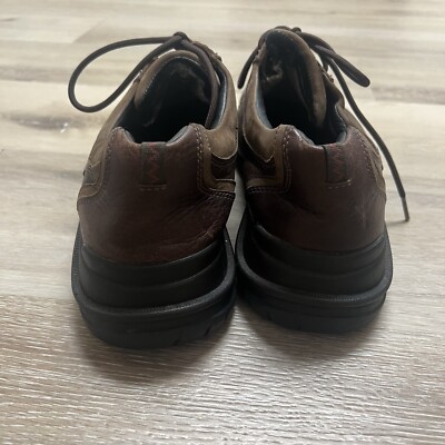 Clarks Mens Waterproof Brown Leather Gore-Tex Walking Shoes  display picture 2