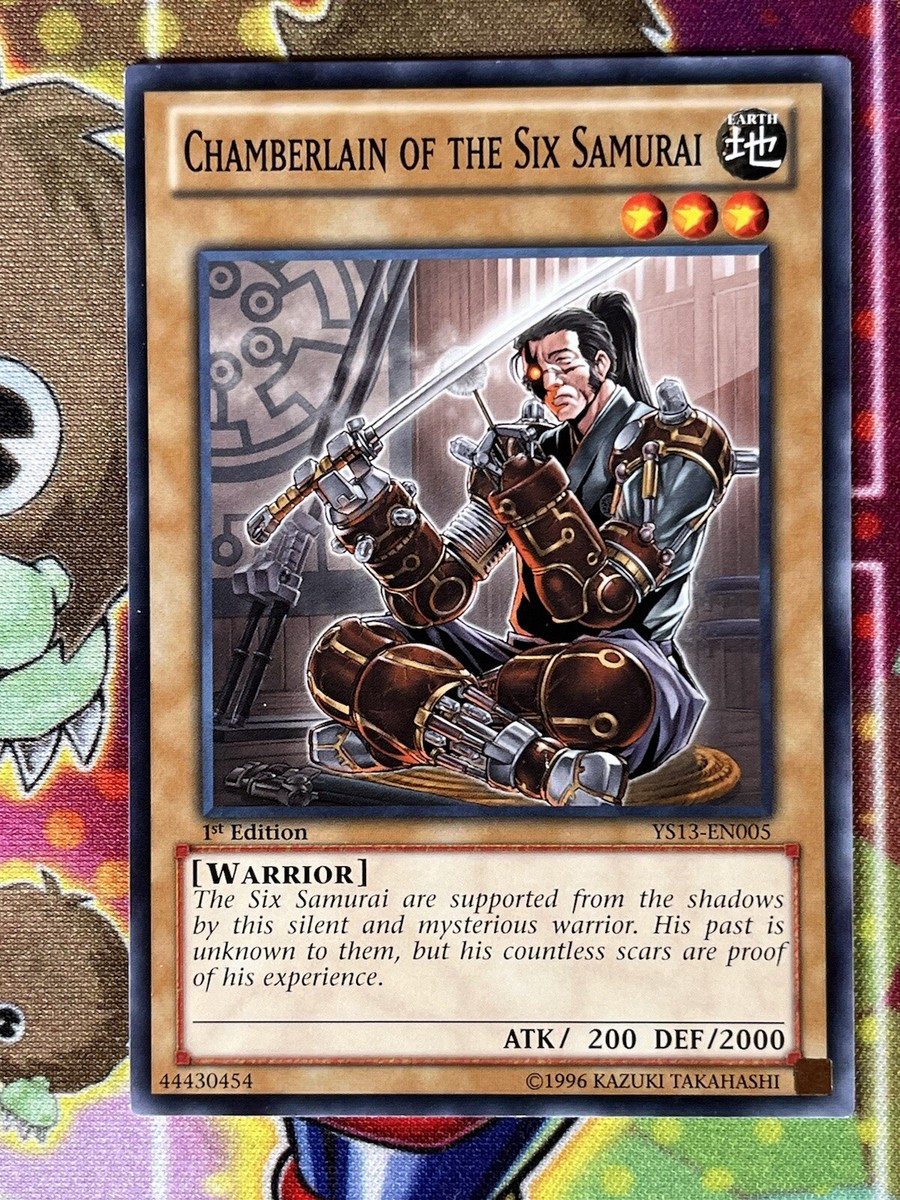 Yugioh Chamberlain Of The Six Samurai YS13-EN005 Single | eBay