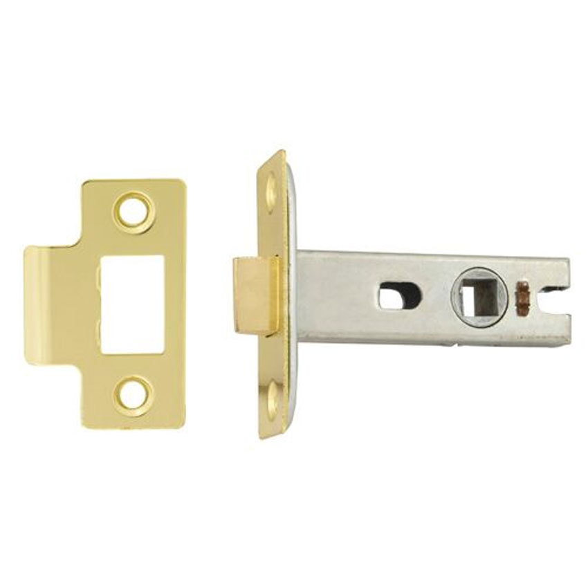 TSS Tubular Mortice Latch 65mm Brass (TSSTUBML25B)