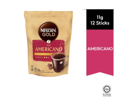 NESCAFE GOLD 2 IN 1 AMERICANO 11g x 12 STICKS MALAYSIA PRODUCT | eBay