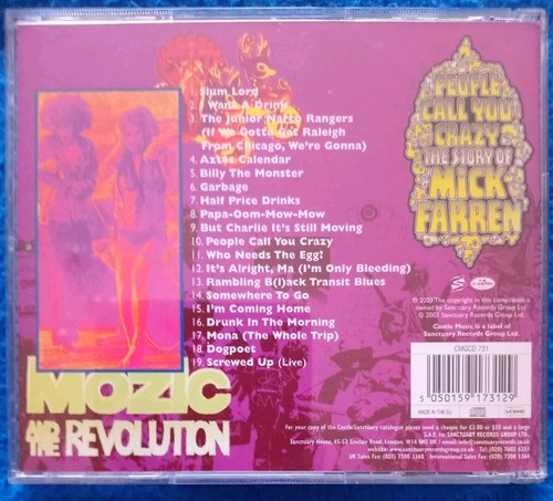 Mick Farren 'People Call You Crazy- The Story Of Mick Farren' CD. N. MINT - Picture 3 of 13