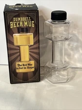 Dumbbell Beer Mug Weight 18 oz Screw Top For Filling Up 18oz Smart Planet