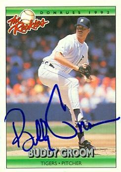 Buddy Groom autographed Baseball Card (Tigers) 1992 Donruss The Rookies #44