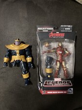 Marvel Legends Infinite Series IRON MAN MARK 43 Right Leg   THANOS BAF Complete