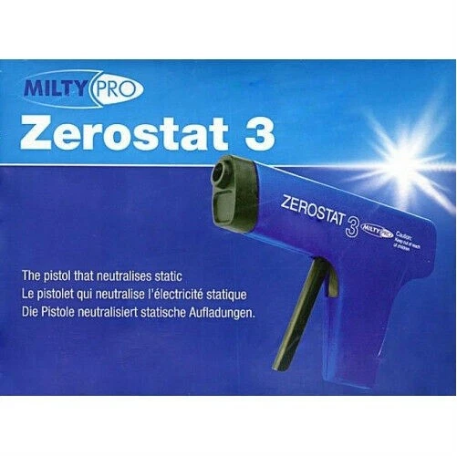 NUEVA pistola antiestática Milty Pro Zerostat 3 para superficies libres de estática (LP, CD, etc.) Foto 2 de 3