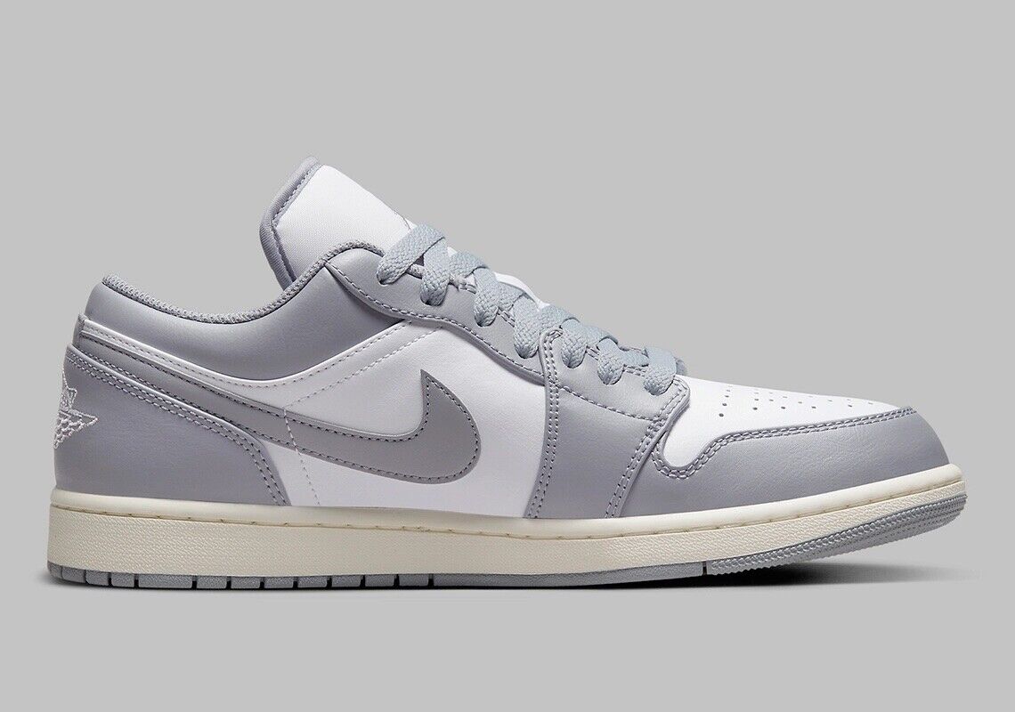 Air Jordan 1 Low Vintage Stealth Grey 553558-053 (Men's Air Jordan 1 Low Vintage Stealth Grey 553558-053 (Men's
