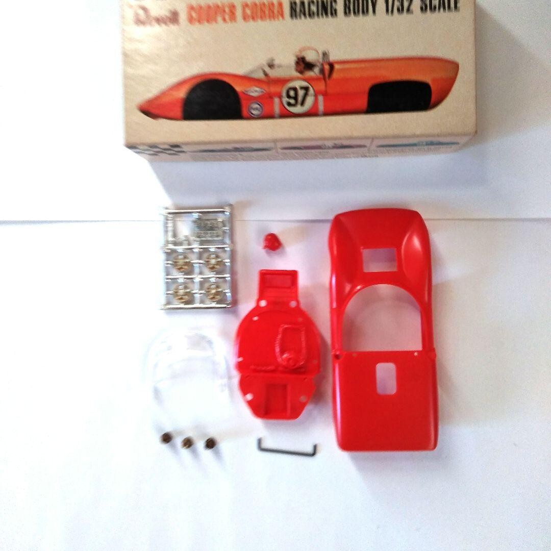 ［レア］60年代レベル1/32クーパー　コブラ　スロットカー組み立てキット レア］60年代レベル1/32クーパー コブラ スロットカー組み立てキット