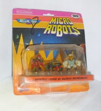Micro Robots - Micro Machines - 3 Characters - New Figures In Blister