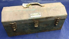 BK Service Metal Tool Box 20 x 8.5 x 9h vintage Napa 4-1902 toolbox