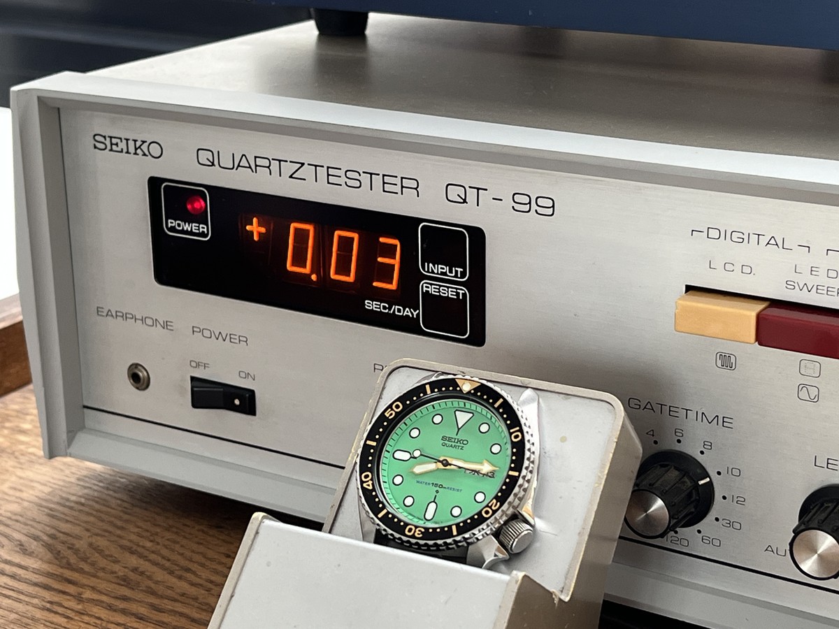 Vintage 1984 Seiko 7548-700C Teal JDM Divers Watch Original