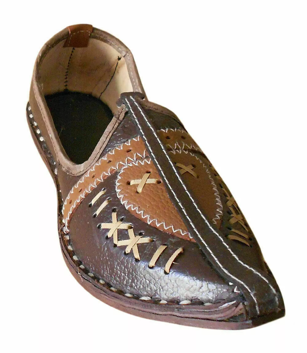 Men Shoes Leather Size US 9 Handmade Indian Casual Mojaries