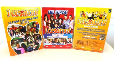 «I CESARONI» SEASONS 1, 2 & 3 = 27 DVDs = 81 EPISODES BRAND NEW & SEALED