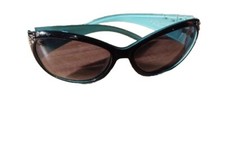 Piranha Fashion 5 Womens Sunglasses Style  60001 Teal Black Bling...