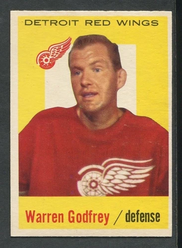 1959 WARREN GODFREY TOPPS #27 REDWINGS NM #3437