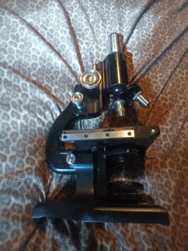 Will Corporation Spencer 146788 microscope with slides,vintage,heavy. - Picture 3 of 13