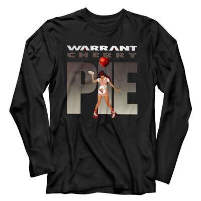 Warrant Cherry Pie Black L/S Music Shirt