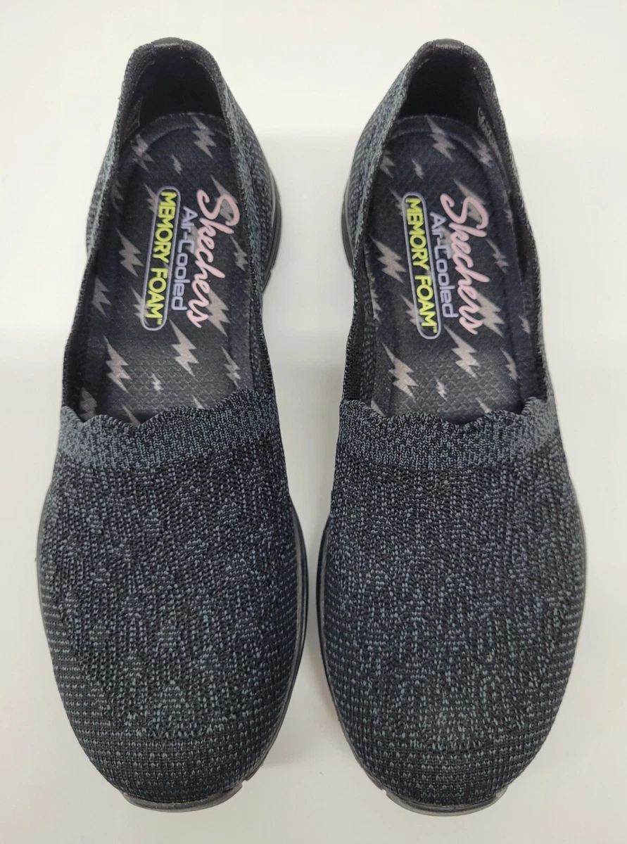 Black sales diamante skechers