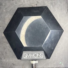 Vintage Simmons SDS9 Hex Electronic 1980’s Drum Pad With Leg. 